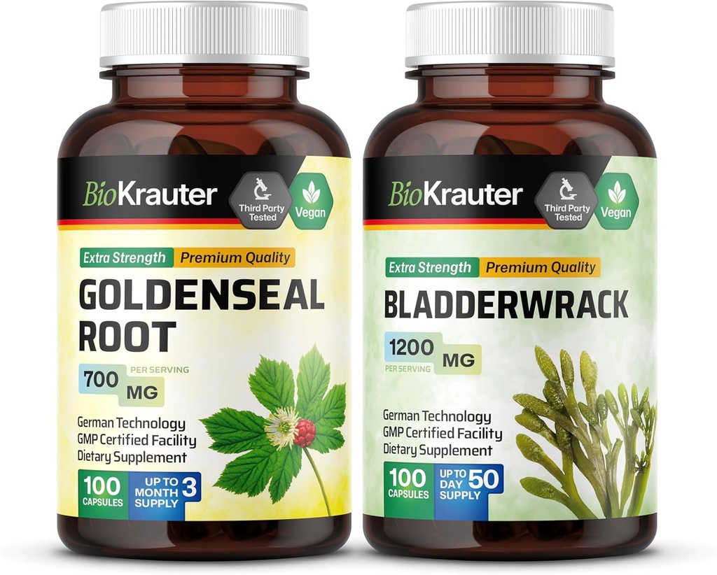 BIO KRAUTER Goldenseal 100 Cápsulas e Cápsulas