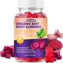 Gomas de beterraba raiz com extrato de beterraba raiz, Poder de suco de romã, Sementes de uva Extrair Suplemento por servir para homens e mulheres não-GMO, e sem glúten,60Gummies