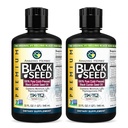 Amazing Herbs Premium Black Seed Oil - Frio Pressed Nigella Sativa Aids em Saúde Digestiva, Suporte Imune, Função Cérebro, Mobilidade Conjunta, Glúten Livre, Não GMO - 32 Fl Oz (Pacote de 2)