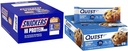SNICKERS Hi Protein Peanut Caramel Bares 24.12 oz Box 12 Count & Quest Blueberry Muffin Protein Bares 12 Count