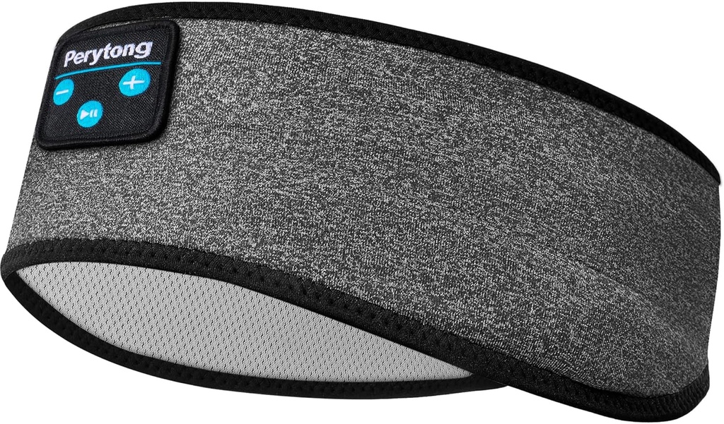 Perytong Bluetooth Auscultadores para dormir Headband - Soft Elastic confortável headband, Presentes para homens, Mulheres, Adolescentes
