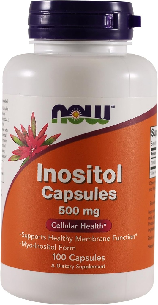 Agora Alimentos Inositol 500 Milligrams 100 Cápsulas (2 Embalagem)