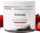Kintsugi KeraSweet Hair Fortifying Gummy- Help Combat Signs of Aging Hair, Supplement for Strong, Voluminous Strands- Suporta saudável, Fuller Looking Hair w/ B12, Saw Palmetto, ACV (Strawberry, 60ct)