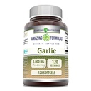 Amazing Formulas suplemento de alho 50 Mg Concentrado (100:1) 5000 Mg Equivalente 120 Softgels Não-GMO