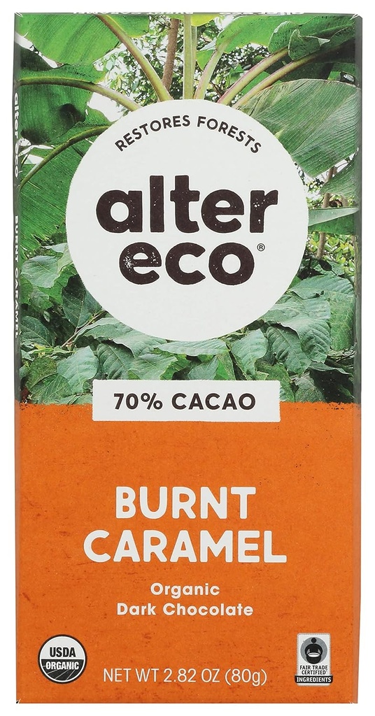 Alter Eco Choc Bar Drk Sltd Brnt Cr, 2.82 Oz (Pacote de 12)