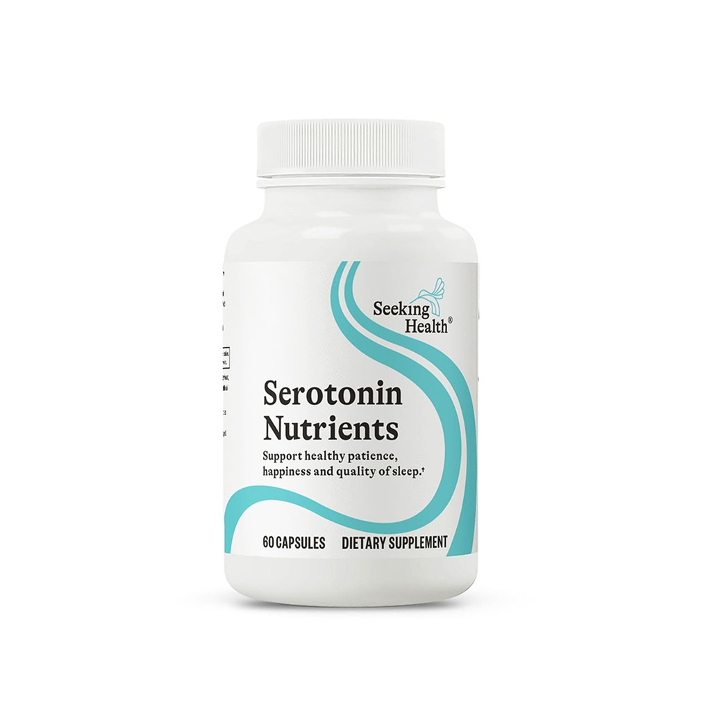 Procurando Nutrientes Serotonina de Saúde, Suporta Sono Saudável, Suplemento 5-HTP com vitamina B6 e Extrato de Açafrão, Vegan e Vegetariano (60 Cápsulas)