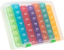 e-Pill 7 vezes por dia x 7 dias Organizador de comprimidos Semanal claro, Vitamina e Medicine Pillbox (Rainbow)