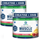 BioTrust Idoso Muscle Builder - Creatina HMB pó com vitamina D3 & Betaine - Build & Preserve naturalmente declinando massa muscular & força - Fruit Punch, 60 Servings