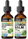 BIO KRAUTER Goldenseal Tintura 2 Fl. Oz. & Lemon Balm Tintura 2 Fl. Oz.