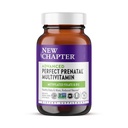 Novo capítulo Vitaminas pré-natais perfeitas avançadas, 96ct, feitas com ingredientes orgânicos, não-GMO para bebê saudável & mãe - folato (metilfolato), ferro fermentado de alimentação inteira, vitamina D3 + gengibre