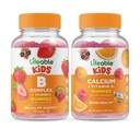 Kids Complexo B Lifeable + Cálcio com Vitamina D Kids, Gummies Bundle - Grande Degustação, Suplemento Vitamina, Gluten Free, GMO Free, chiclete mastigável