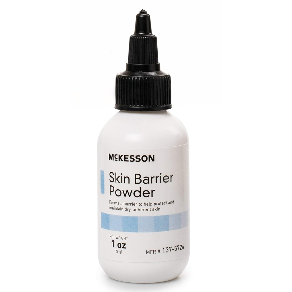 McKesson Skin Barrier pó, proteger e manter a pele de adesão seca, 1 oz, 1 contagem
