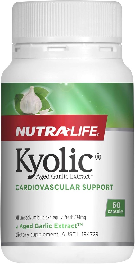 Nutra-Vida Kyolic Aged Alho Extrato 120 Cápsulas