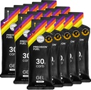 Combustível de precisão 30 Geles de energia - Leve, suave sabor neutro Running Gels para atletas de resistência, 30g de carboidrato, fácil de digerir, perfeito para esportes de corrida e longa duração (Pacote de 15)