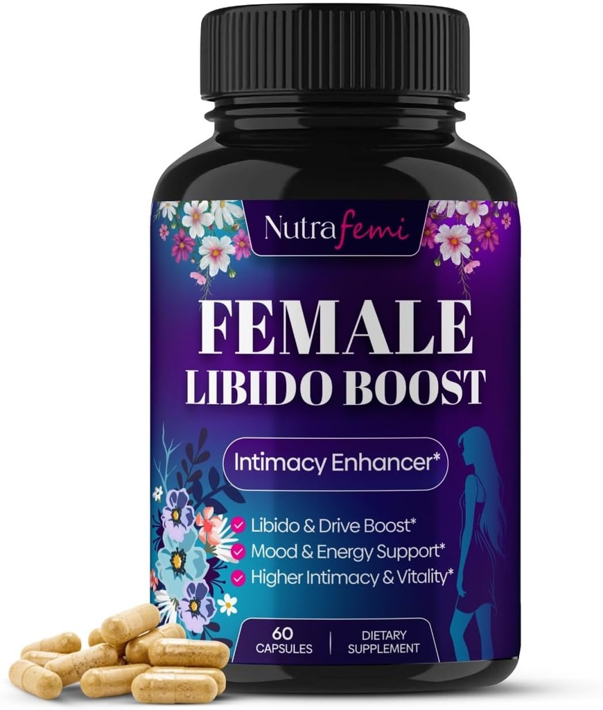 Agindo rapidamente altamente eficaz Libido Booster para mulher-mulher Libido Booster para equilíbrio hormonal, humor e unidade, lubrificação natural - com Maca Root, Ginseng, Tribulus, Gingko & Ashwagandha