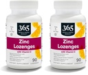 365 por mercado inteiro de alimentos, LOUnceenges Zinc Vitamina C, 90 contagem (Pacote de 2)