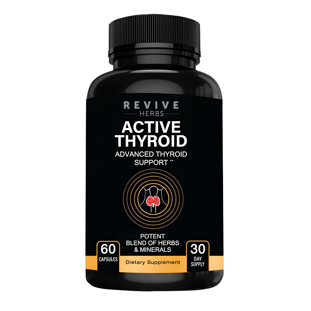 Suporte da tireóide: Mistura poderosa de Ashwagandha, Iodo, Selênio, Magnésio, Zinco, Vitamina B12 & Mais para Saúde Optimal - 60 Cápsulas