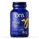 Ora Orgânica Vitamina D3 5000UI + K2 - Vegan Vitamina D de Lichen e K2 de grão de bico para a saúde óssea, suporte imunológico, & Humidade, Absorção máxima - 1 mês de fornecimento, 30 comprimidos mastigáveis