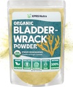 XPRS Nutra Organic Bladderwrack Pó (Fucus Vesiculosus) - Premium Bladderwrack Organic Pó para a pele brilhante - Vegan Friendly Bladderwrack Herb Iodine Supplement (4 Ounce)