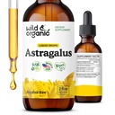 Selvagem e orgânica Astragalus Tintura - Imune Suporte Drops w / Astragalus Raiz Extrato - Suplemento de ervas para a calma e relaxamento - Vegan, Açúcar & Álcool Grátis - 2 fl oz