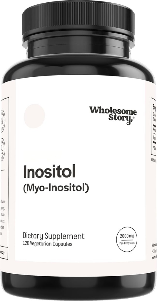 Higiene História Myo-Inositol Suplemento Inositol Powder Cápsulas Myoinositol 2000mg Por Servir 500mg Por Cápsula Suplemento de Fertilidade Masculino e Feminino
