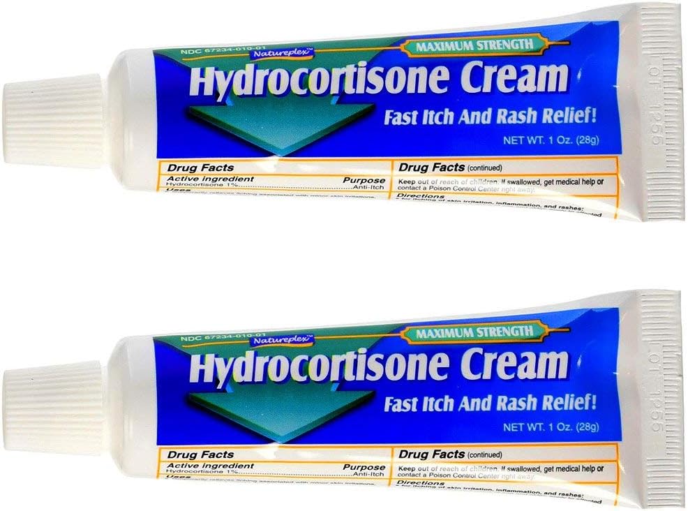 Natureplex Hydrocortisona 1% Creme, 1 Oz (Pacote de 2)
