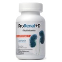 ProRenal + D com Omega-3 óleo de peixe Multivitamínico de rim suprimentos de 30 dias