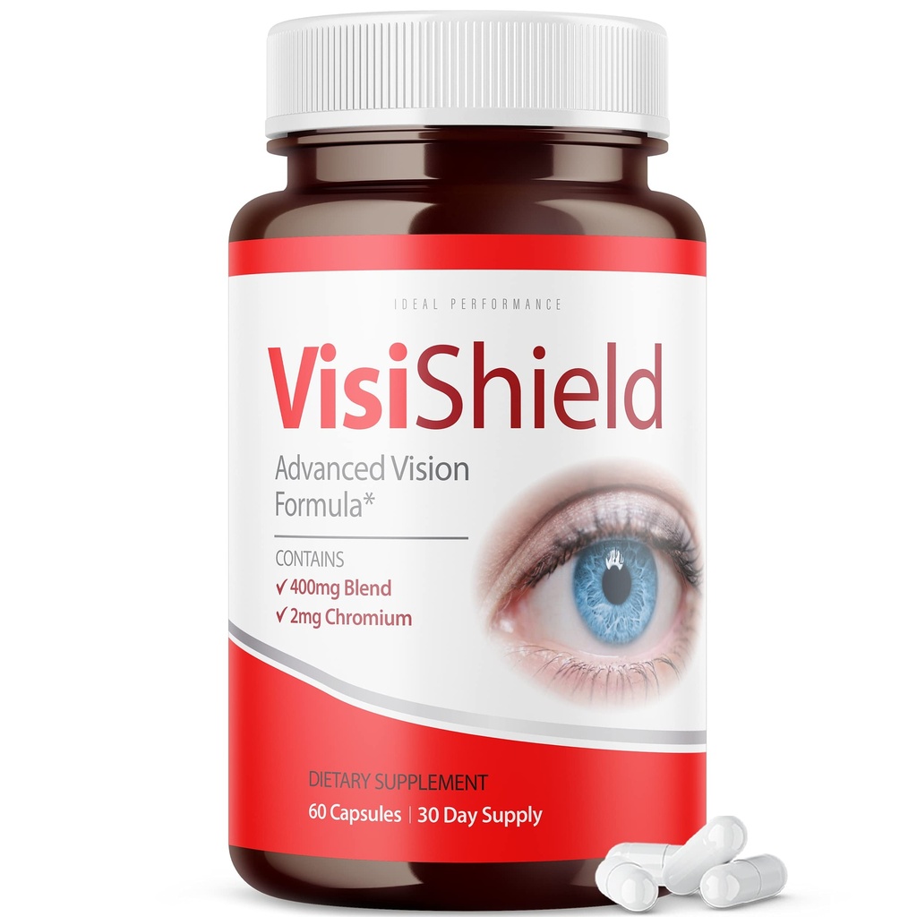 DESEMPENHO IDEAL Visishield Advanced Vision Formula for Eyes Supplement Pills Vitaminas (60 Cápsulas)