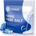 120PCS Salt Saline Packets Sinus Nasal Rinse para Neti Pot, individualmente embrulhado 2.34G Sistema de irrigação de lavagem nasal Nase Cleaner Saline Refil Packets