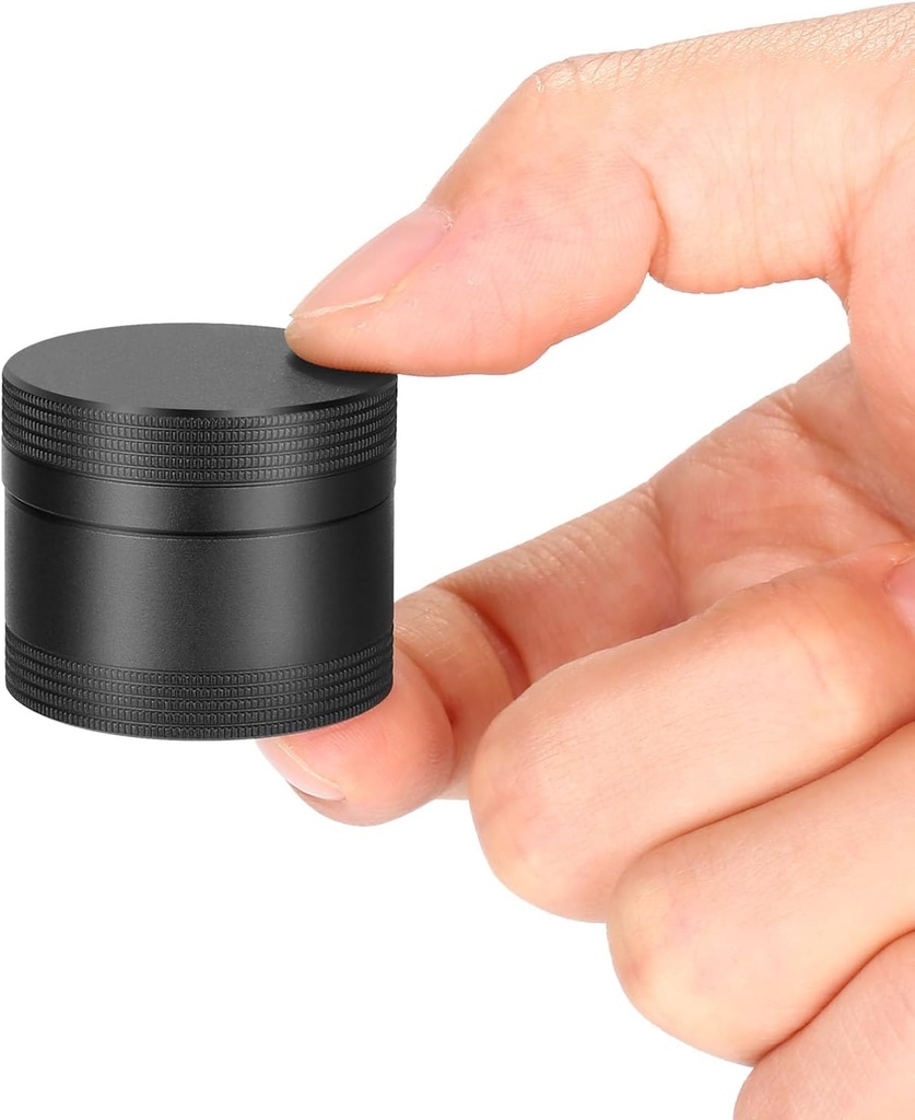 Pequena caixa de pílulas diária - Caixa de pílulas de metal impermeável portátil para bolso ou bolsa liga de alumínio Round Travel Pill Container Medicina Vitamina Organizador Presente Único
