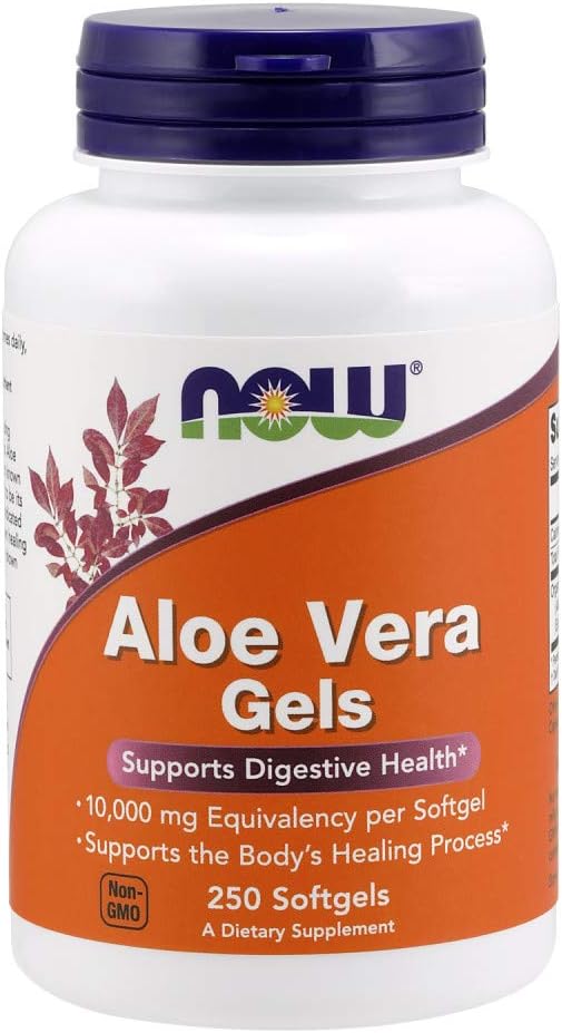 Agora Alimentos Aloe Vera Gels, 10000 mg 250 Softgels