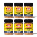 Bragg Nutritional Yeast Smoky BBQ Temperamento - (6 Pack) 3 onças - Dairy-Free Parmesan Cheese Substitute - Perfeito para saladas, massas, pipoca, e mais