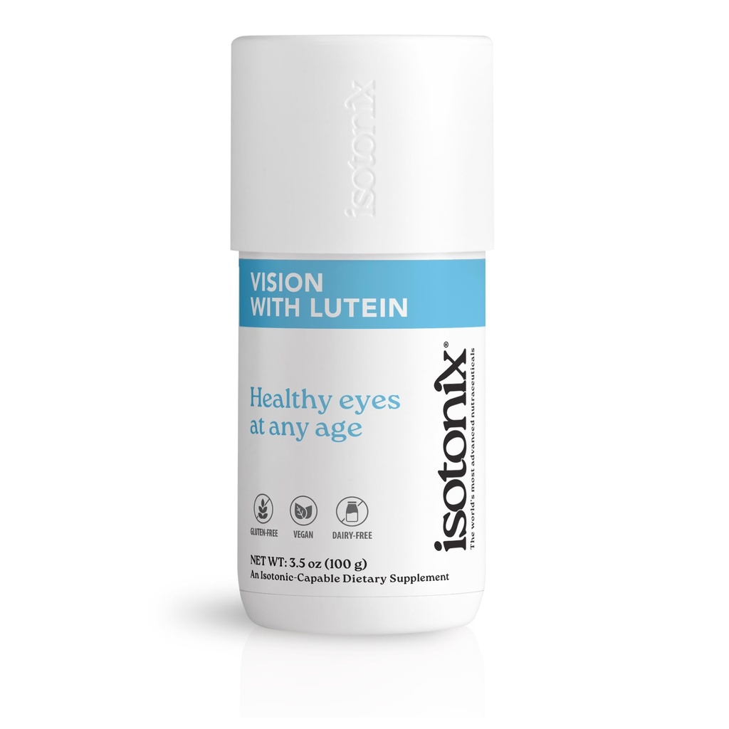 Fórmula Visão Isotonix com Lutein – Suporta Saúde dos Olhos, Visão e Circulação – Antioxidantes, Zinco, Vitamina C, E, Bilberry, Zeaxanthin – Suplemento Olho para Claridade e Proteção - 30 Servimentos