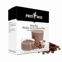 ProtiWise alta proteína Shake & Pudding Mix 15g proteína, baixo teor de gordura, baixa calorias, baixo açúcar dieta KETO Gluten livre de alimentos para o controle da fome