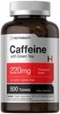Horbäach Caffeine Pills 220mg com chá verde 500 Tablets