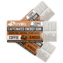 LyvWel Energia Gum 100mg Cafeína por gema (Todas as Naturalidades)