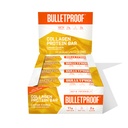 Barras de proteína de colagénio de limão à prova de balas, Pacote de 12, Keto-Friendly Snack com óleo MCT, Colágeno alimentado por grama, Sem açúcar adicionado