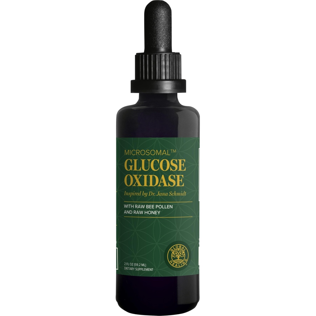 Glicose Oxidase Cura global - 2 Fl Oz