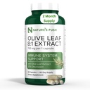 Nature's Push Super Potent Olive Leaf 8:1 Extrair 20% Oleuropein 750mg Cápsula Imune Sistema, Pele e Saúde do Coração Suporte Vegan Non-GMO EUA cGMP Gluten Free Antioxidants 60 Cápsulas 2 Mês Fornecimento