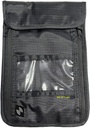 NO Jet Lag Travel Neck Pouch, Passaporte / Titular de dinheiro para viajar com tecnologia de bloqueio RFID, Hidden Travel Pouch para proteger dinheiro, cartões de crédito, telefones, essencial de viagem