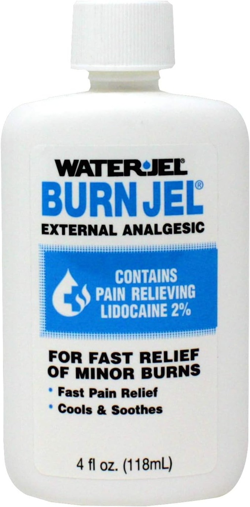 Água Jel Burn Jel Menor Relief Gel Apertar garrafa 4 onças