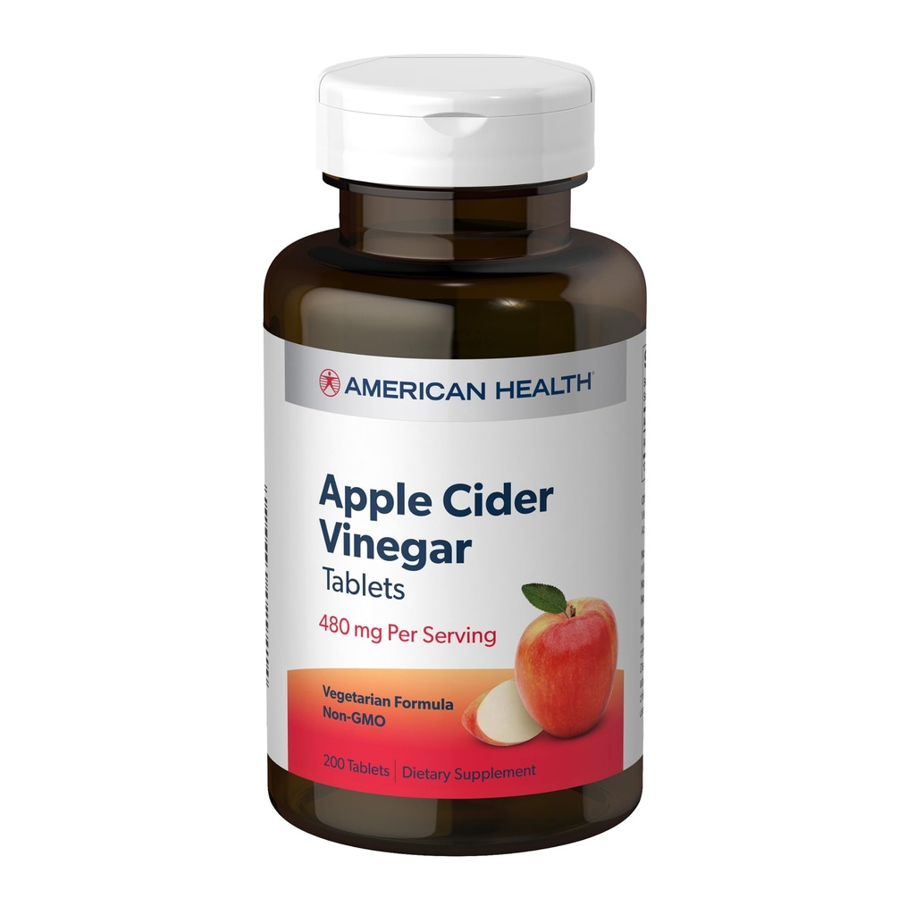 Apple Cider Vinagre American Health Products 200 Tabs