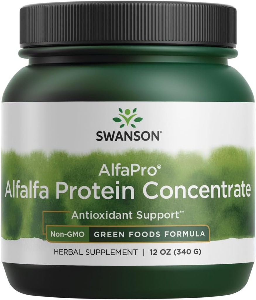 Swanson Alfapro Concentrado proteico não-GMO Alfalfa 12 Onça (340 g) Pwdr