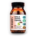 Cápsulas de Amla & Alcaçuz de DR WAKDE (60 Veg Caps, para indigestão ácida, Suplemento ayurvédico, Vegan, Herbal, Tudo Natural, Feito no Reino Unido)
