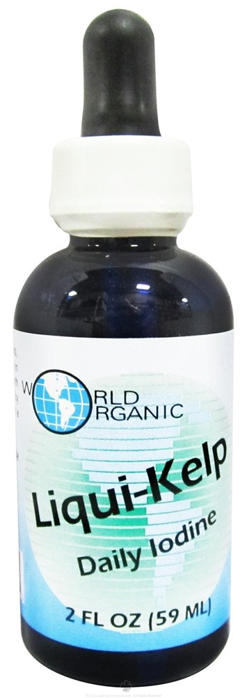 Orgânico Mundial Liqui-Kelp Iodo Diário - 2 onças.