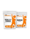 BulkSuplementos BCAA 2:1:1 500g + pacote de taurina 500g