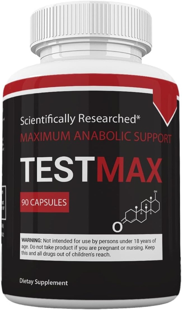 Zonata TestMax Suplementos dietéticos para homens, teste Max naturalmente melhorar o desempenho, os níveis de resistência e energia, fórmula natural para sustentar níveis de energia e desempenho (Single Pack, 60 tablets)