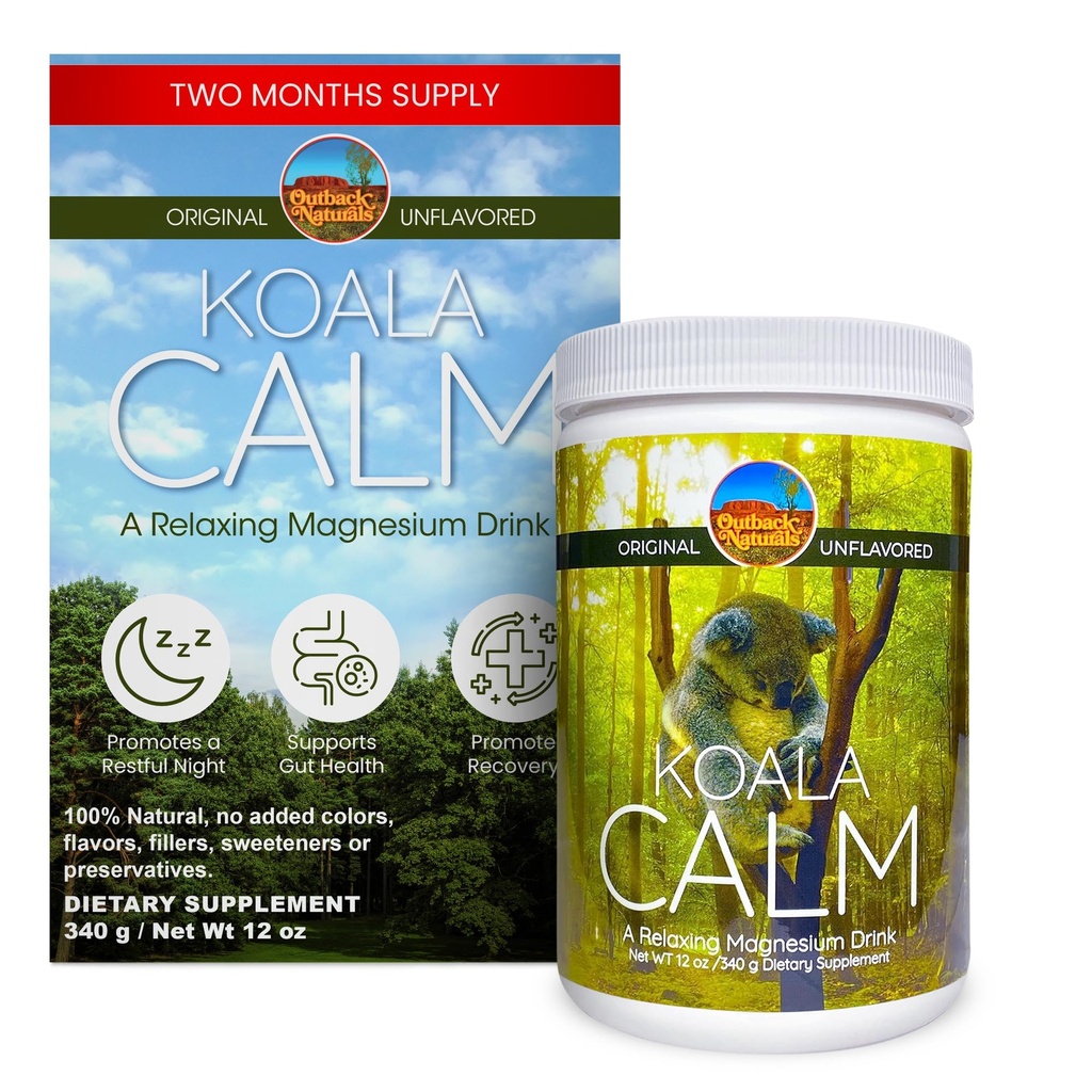 Calm Magnesium Powder - 400mg Puro Citrato de magnésio Mistura de bebida para relaxar, suporte ao sono e alívio muscular, sem sabor