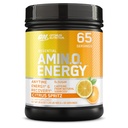 Optimum Nutrition New Flavor Amino Energy - Pré-treino com chá verde, BCAA, Amino Acids, Keto Friendly, Extrato de café verde, Pó de energia - Citrus Spritz, 65 Servings (Pacote de Maio Vary)