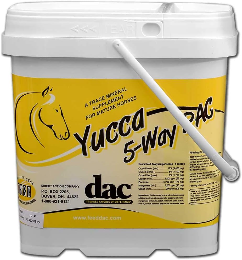 DAC Yucca 5 Way Pac para cavalos - 5 lb